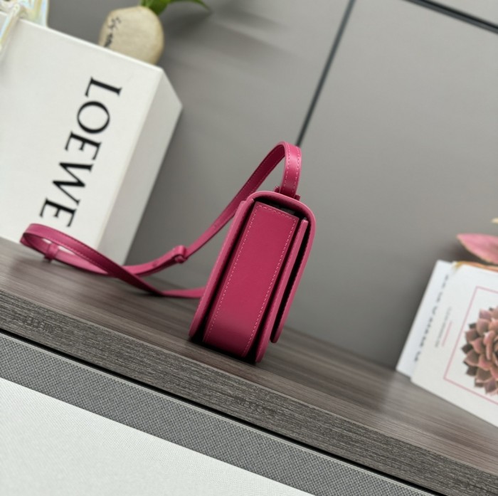 Goya Small Leather Shoulder Bag“19*13*6CM”-086=
