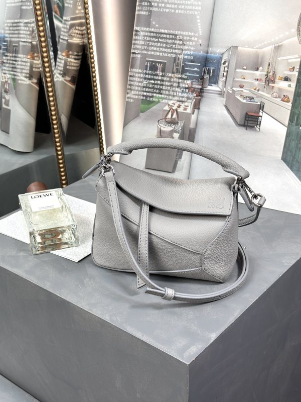 Mini Puzzle Edge bag in soft grained calfskin“18*12.5*8CM”-085=