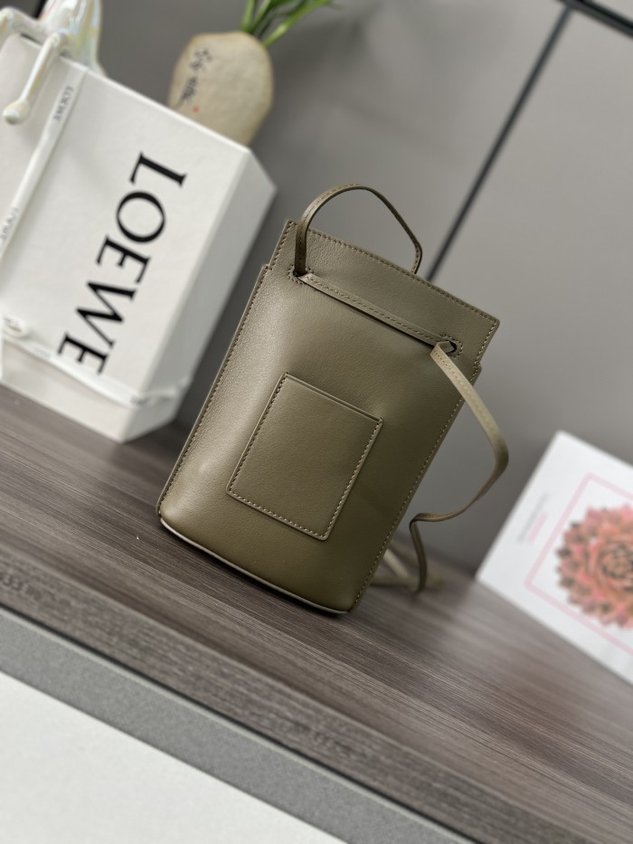 Pebble Dice Pocket In Classic Calfskin“21*15*5CM”-085=