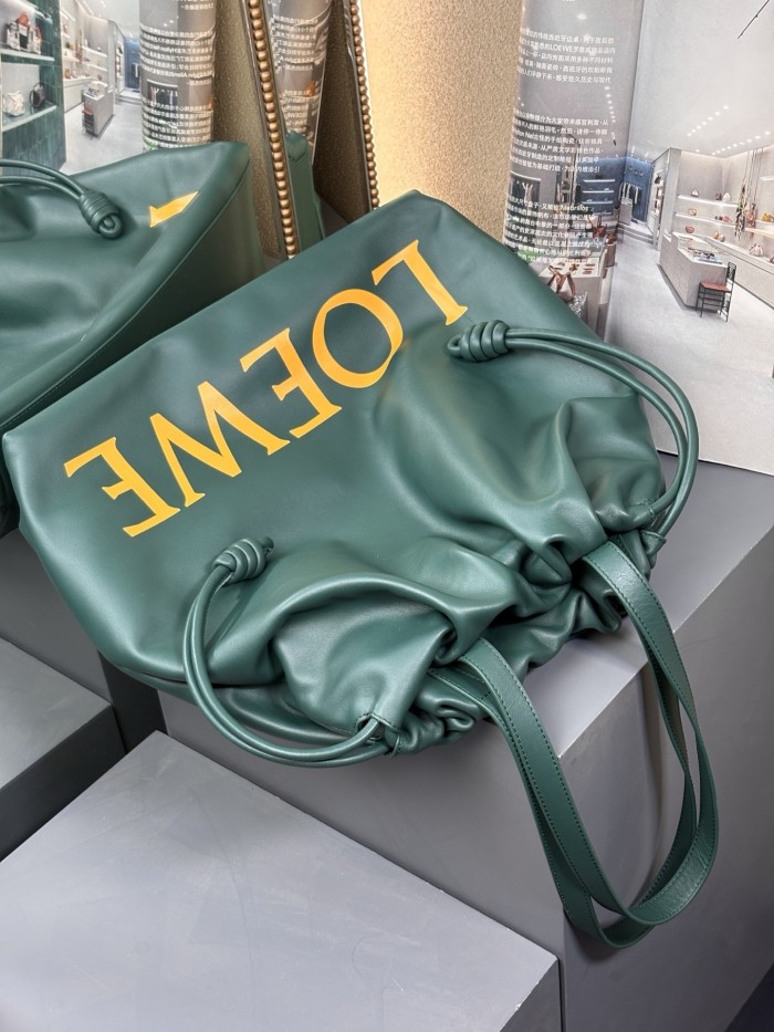 Flamenco logo tote in nappa calfskin“46*41*12.5CM”-089=