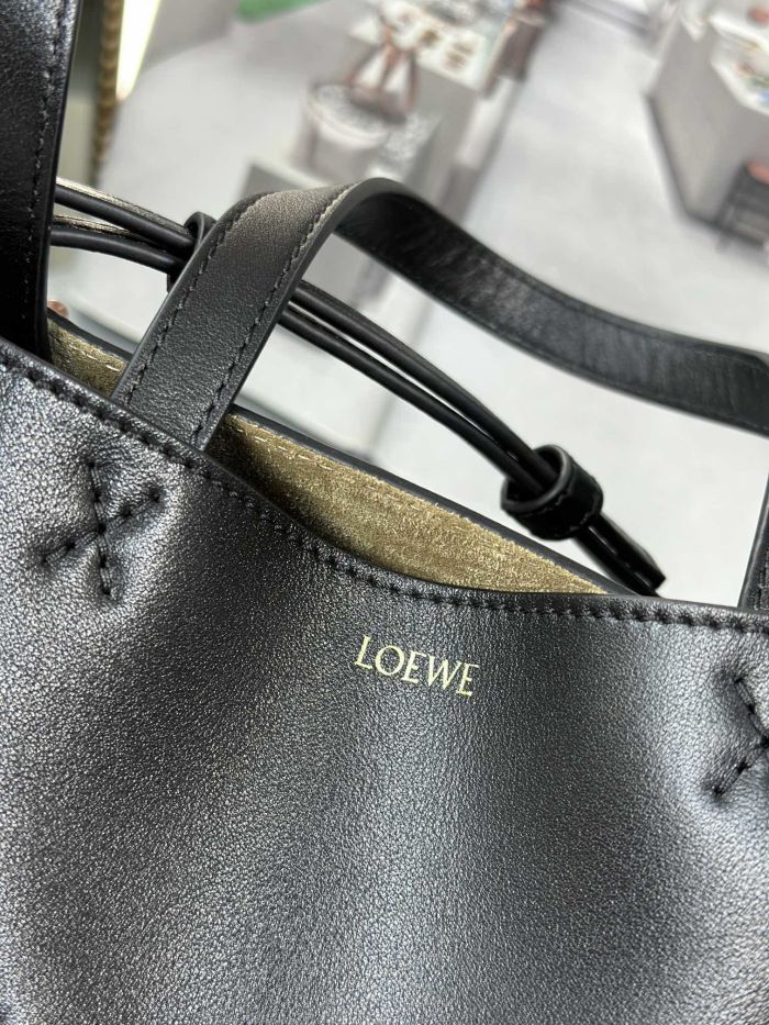 Mini Puzzle Fold tote in shiny calfskin“20*16.5*9.5CM”-085=