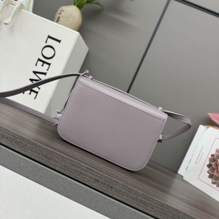 Goya Small Leather Shoulder Bag“19*13*6CM”-086=