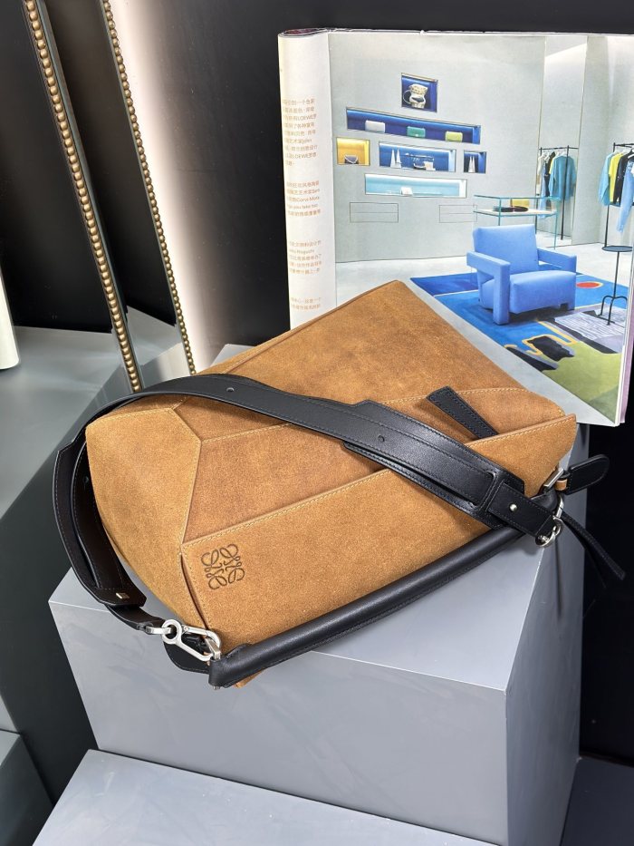 Large Puzzle Edge bag in classic calfskin“33*21.5*14.7CM”-008=