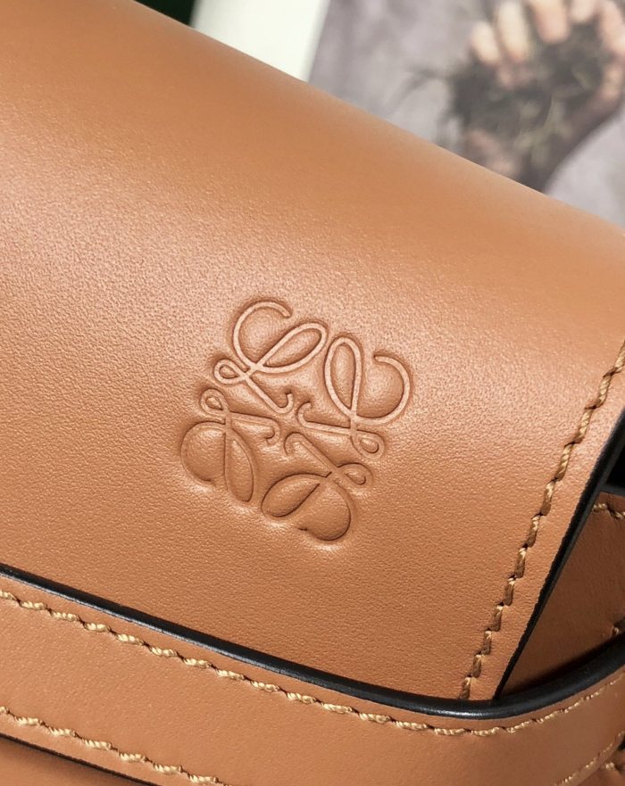 Mini Gate Dual bag in soft calfskin and jacquard“15*12.5*9CM”-055=