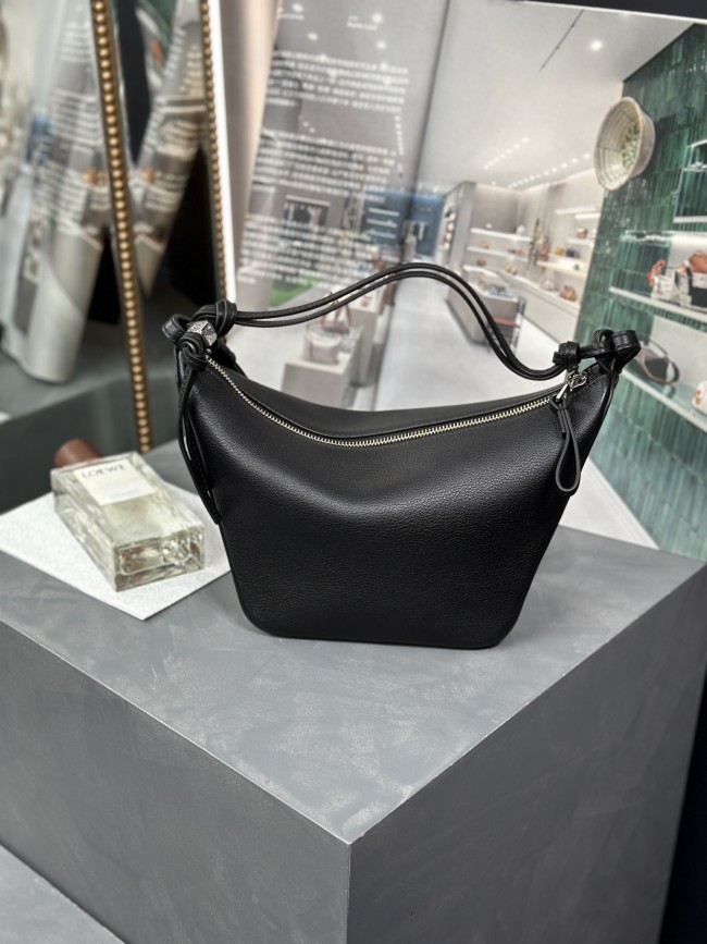 Mini Hammock hobo in classic calfskin“28*17*9.5CM”-006=