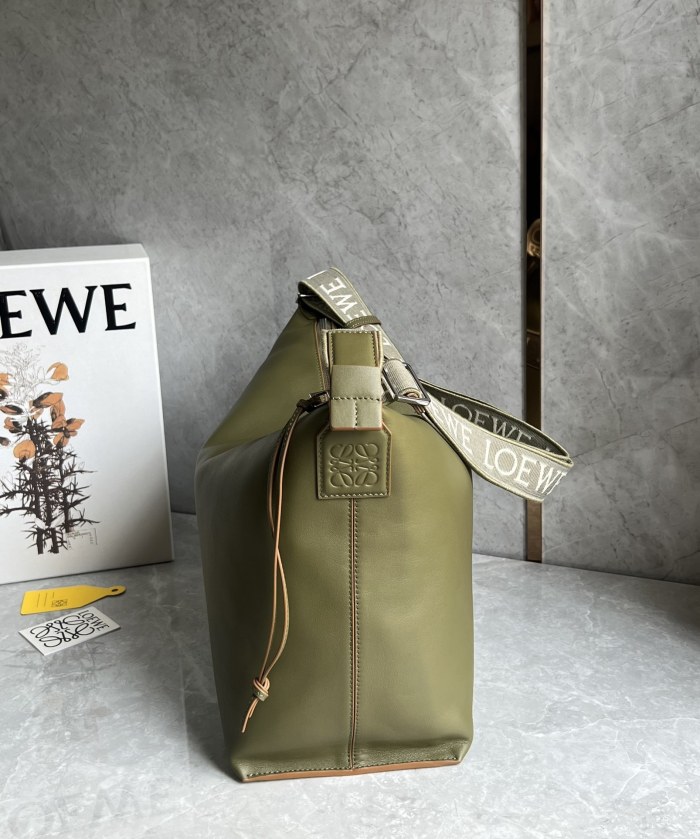 Cubi crossbody bag in supple smooth calfskin and jacquard“44*30*18CM”-068=