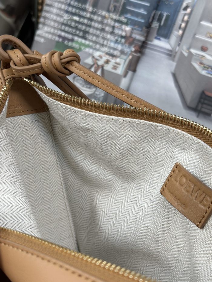 Mini Hammock hobo in classic calfskin“28*17*9.5CM”-006=