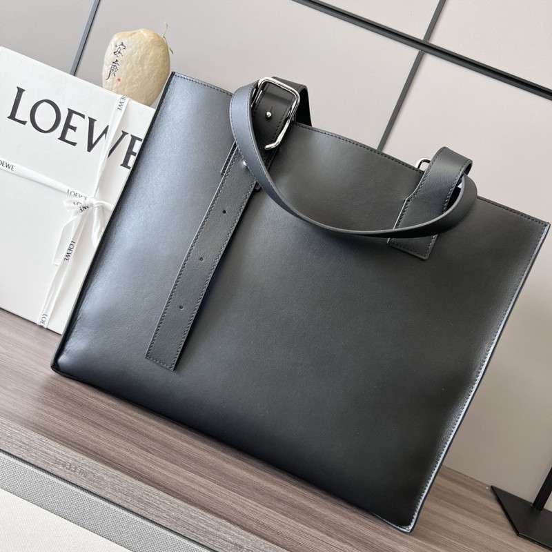 Buckle Zip tote in soft grained calfskin“39*32*8CM”-0501=