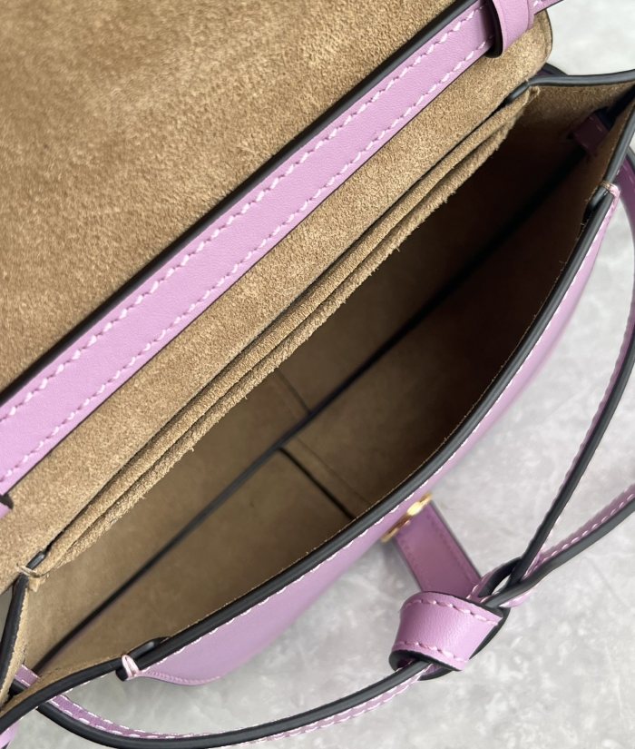Mini Gate Dual Bag In Soft Calfskin And Jacquard“21*12.5*9.5CM”-007=