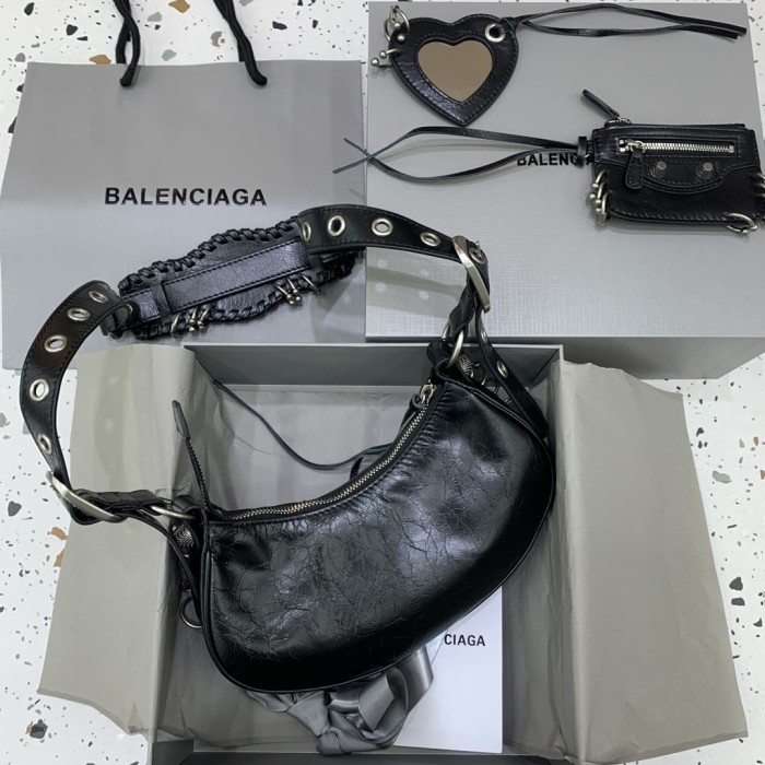 Le Cagole Shoulder Bag Small“26*12*6CM”-089=