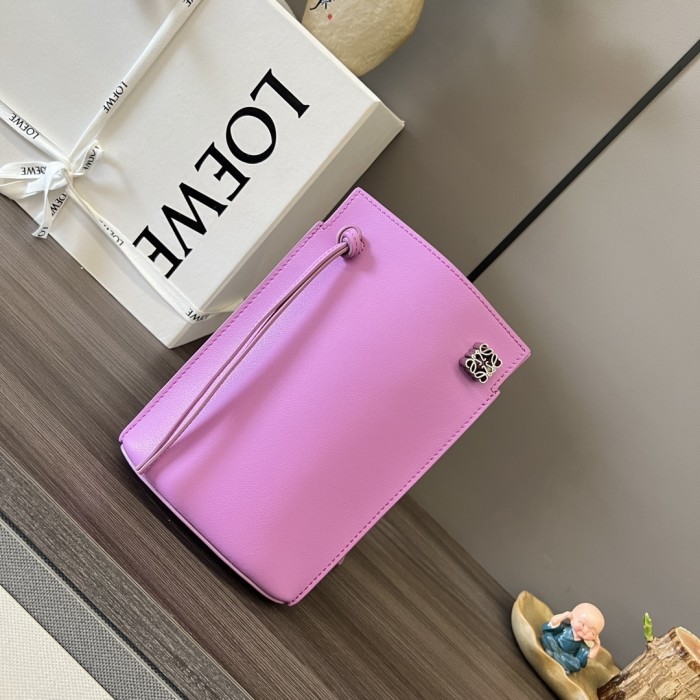 Pebble Dice Pocket In Classic Calfskin“21*15*5CM”-085=