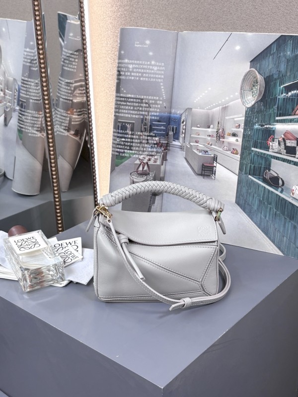 Mini Puzzle bag in smooth calfskin“18*12.5*8CM”-056=