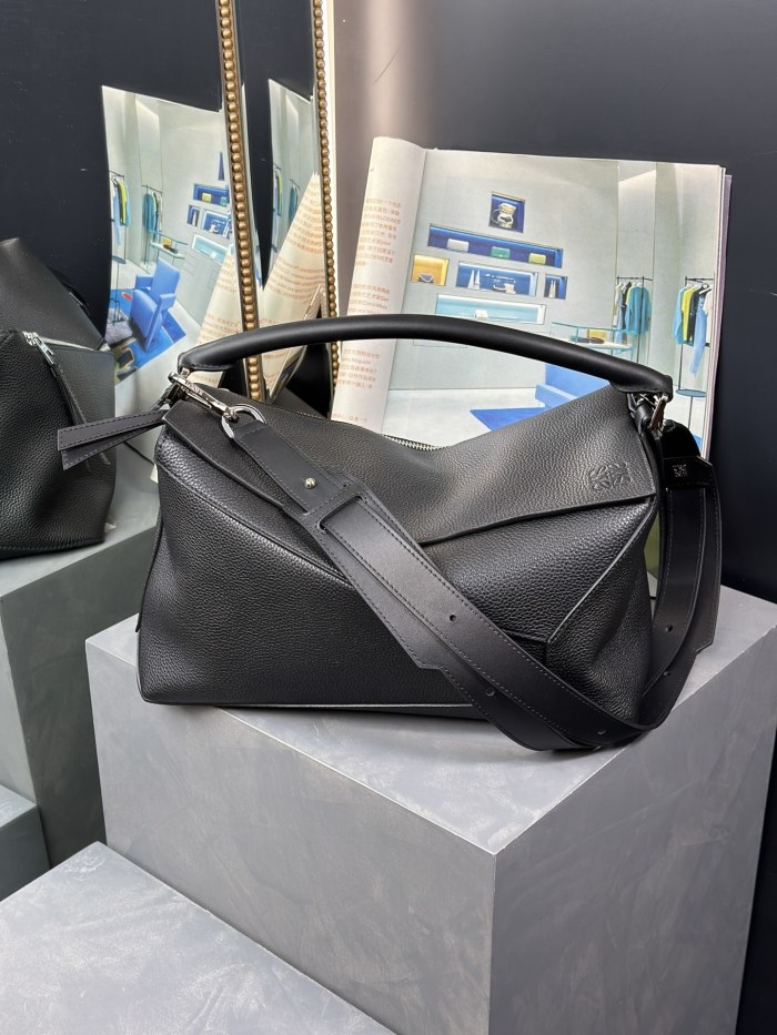 Large Puzzle Edge bag in classic calfskin“33*21.5*14.7CM”-008=