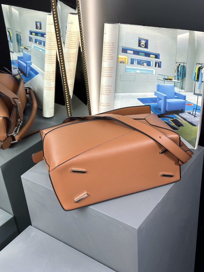 Large Puzzle Edge bag in classic calfskin“33*21.5*14.7CM”-008=