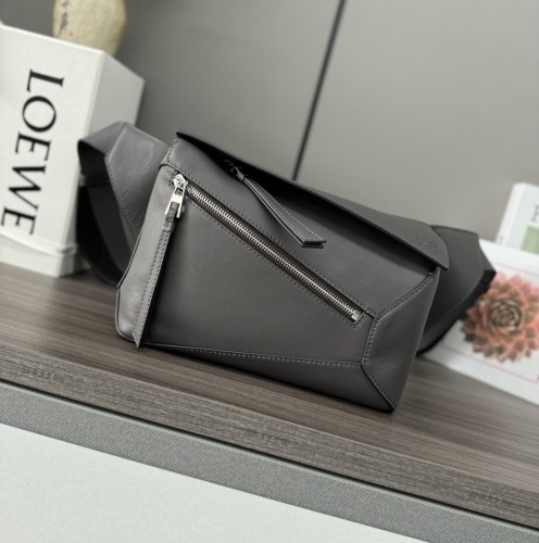 Puzzle Bumbag In Classic Calfskin“17.5*11.5*7.5CM”-087=