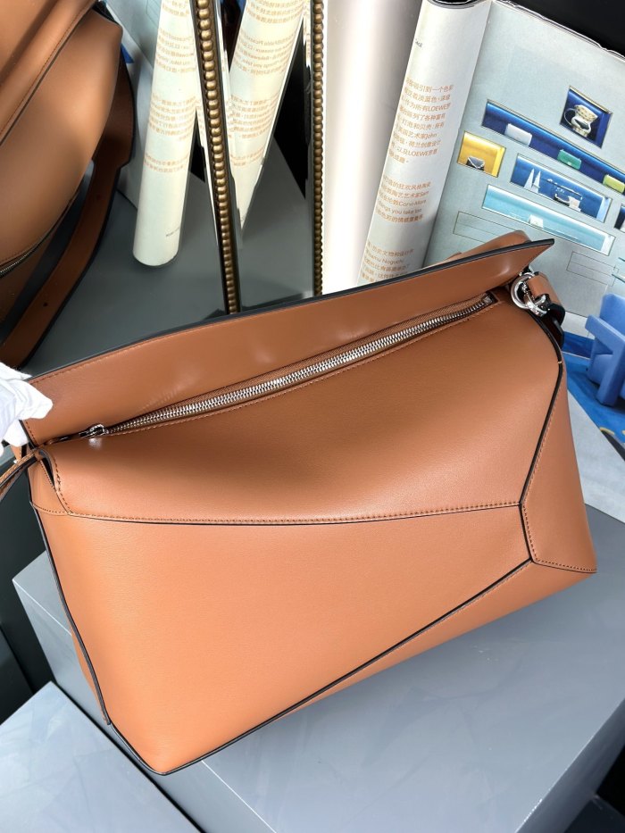 Large Puzzle Edge bag in classic calfskin“33*21.5*14.7CM”-008=
