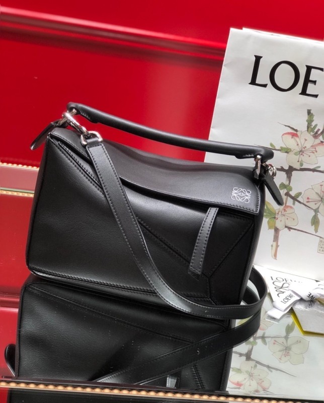 Small Puzzle bag in classic calfskin“24*14*11CM”-066=
