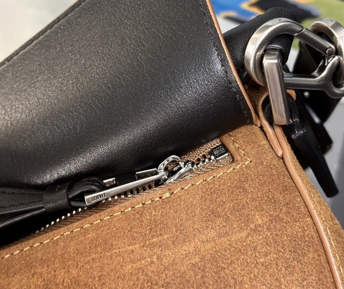 Large Puzzle Edge bag in classic calfskin“33*21.5*14.7CM”-008=