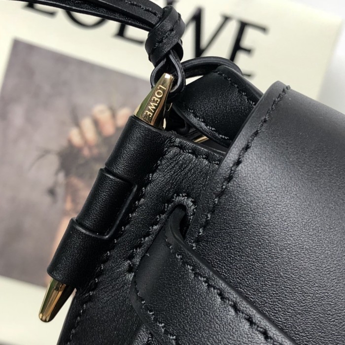 Mini Gate Dual bag in soft calfskin and jacquard“15*12.5*9CM”-055=
