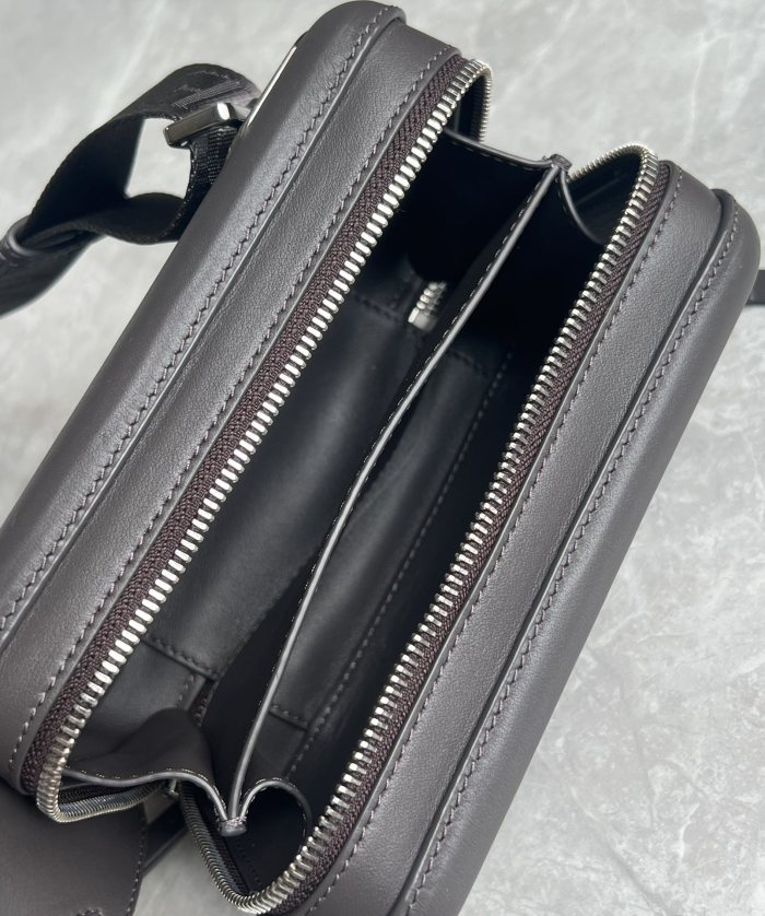 Mini crossbody camera bag in satin calfskin “18*13*7CM”-008=