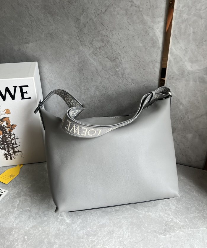 Cubi crossbody bag in supple smooth calfskin and jacquard“44*30*18CM”-068=