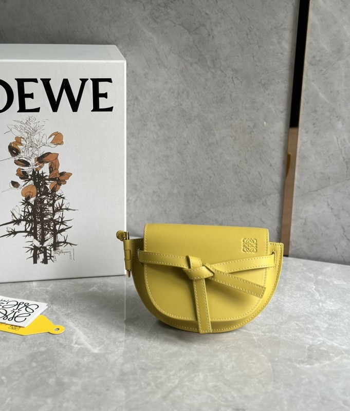 Mini Gate Dual Bag In Soft Calfskin And Jacquard“21*12.5*9.5CM”-007=