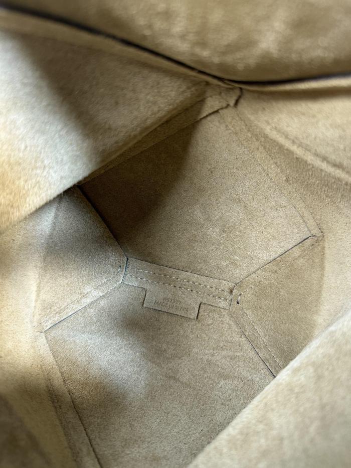Mini Puzzle Fold tote in shiny calfskin“20*16.5*9.5CM”-085=