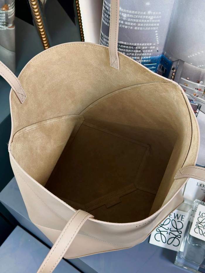 Mini Puzzle Fold tote in shiny calfskin“20*16.5*9.5CM”-085=