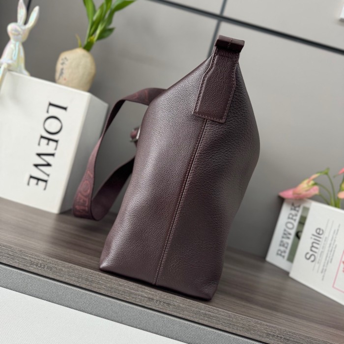 Cubi crossbody bag in supple smooth calfskin and jacquard“44*30*18CM”-068=