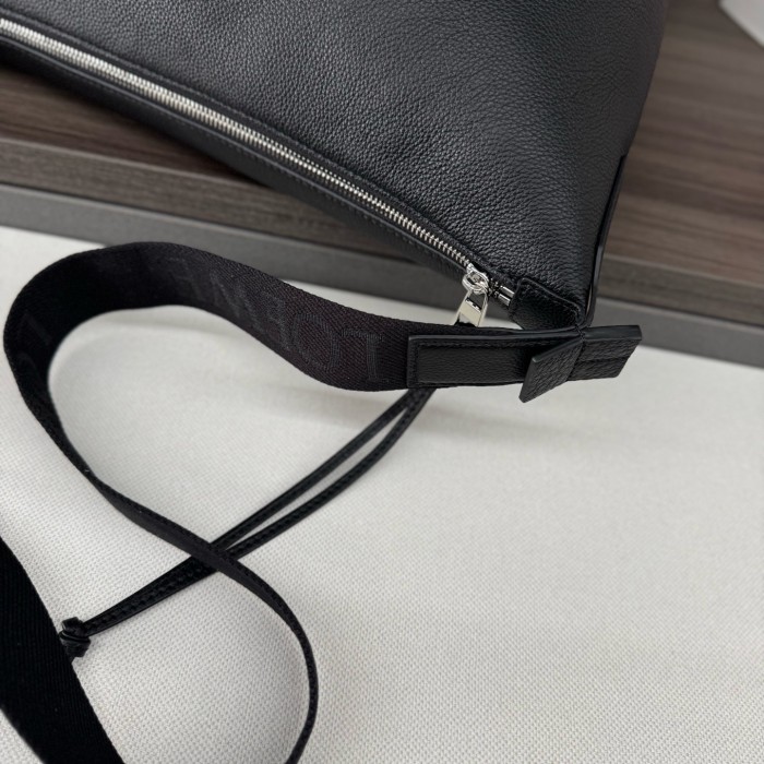 Cubi crossbody bag in supple smooth calfskin and jacquard“44*30*18CM”-068=