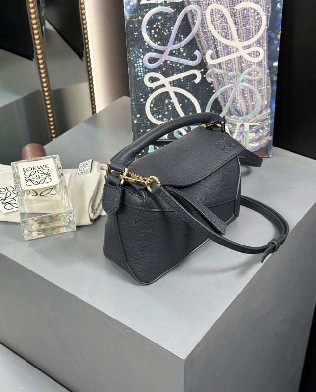 Mini Puzzle Edge bag in soft grained calfskin“18*12.5*8CM”-085=