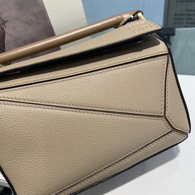 Mini Puzzle bag in soft grained calfskin“18*12.5*8CM”-085=
