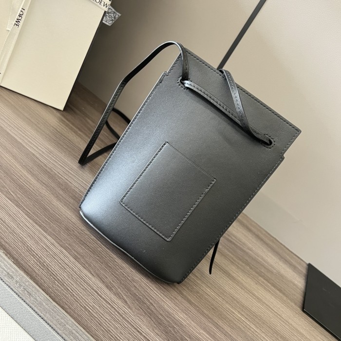 Pebble Dice Pocket In Classic Calfskin“21*15*5CM”-085=