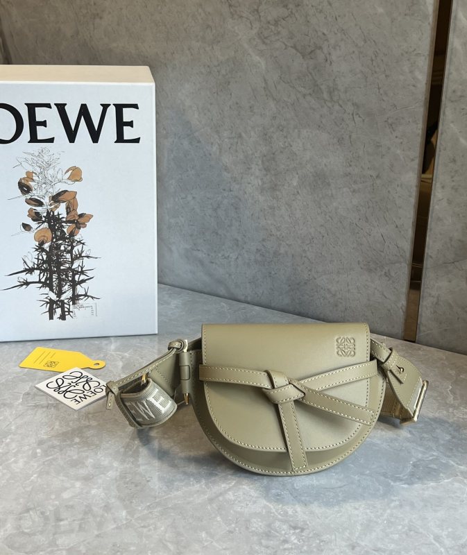 Mini Gate Dual Bag In Soft Calfskin And Jacquard“21*12.5*9.5CM”-007