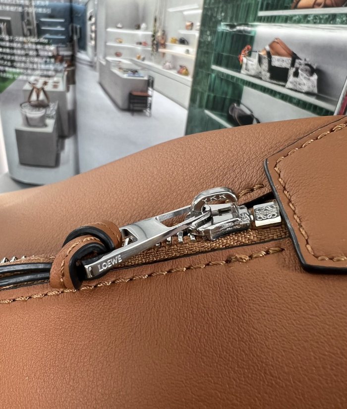 Cubi crossbody bag in supple smooth calfskin and jacquard“43*29*13.5CM”-007=