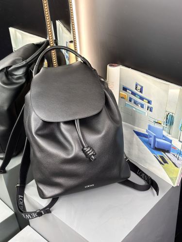 Flamenco backpack in shiny supple calfskin“40*36*16CM”-0501=
