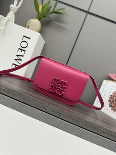 Goya Small Leather Shoulder Bag“19*13*6CM”-086=