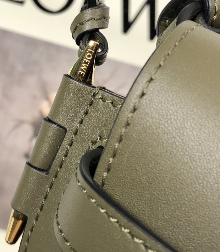 Mini Gate Dual bag in soft calfskin and jacquard“15*12.5*9CM”-055=
