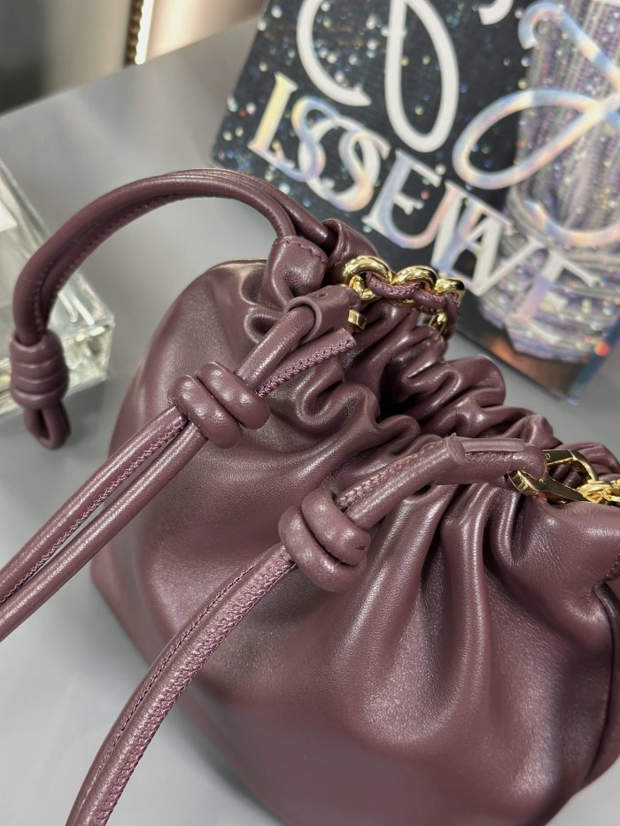 Mini Flamenco purse in mellow nappa lambskin“23*17*5.5CM”-056=