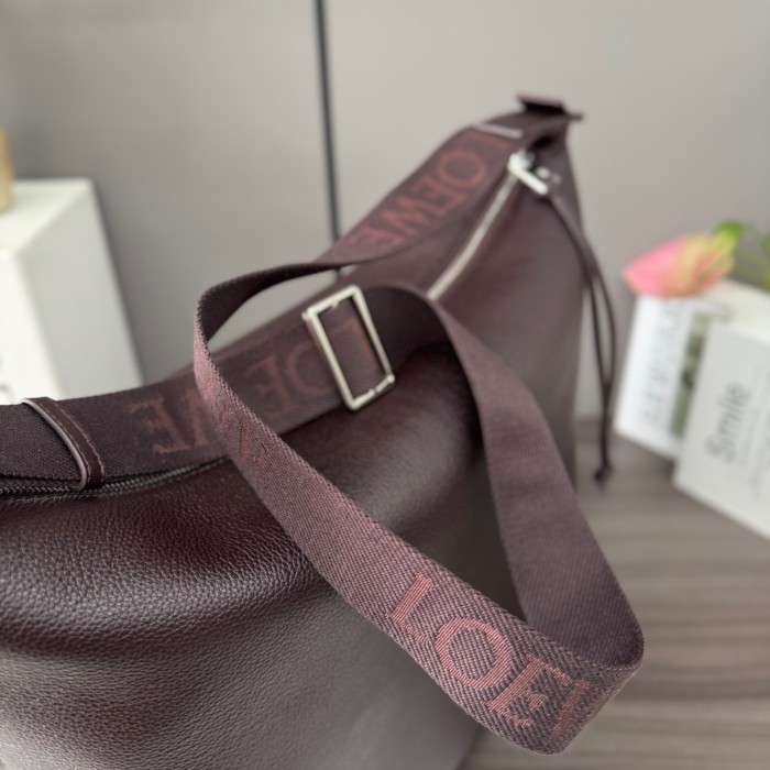 Cubi crossbody bag in supple smooth calfskin and jacquard“44*30*18CM”-068=