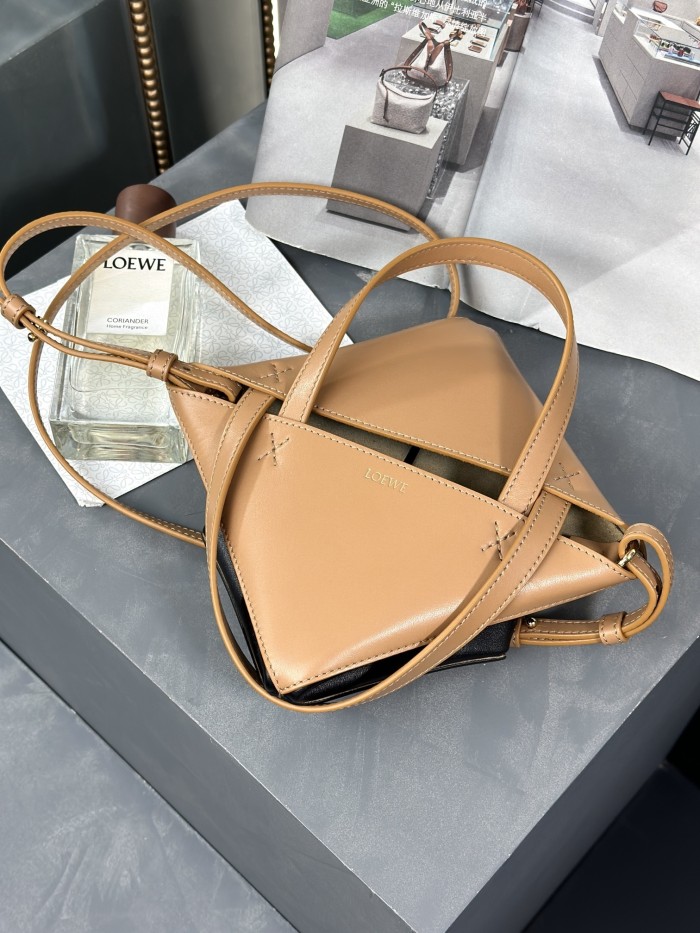 Mini Puzzle Fold tote in nappa calfskin“20*16.5*9.5CM”-085=