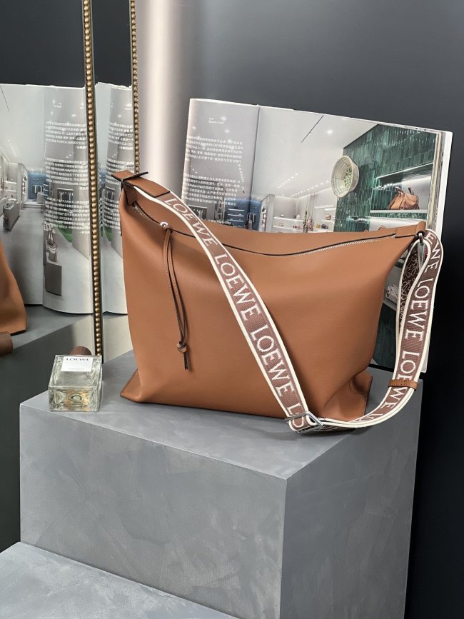 Cubi crossbody bag in supple smooth calfskin and jacquard“43*29*13.5CM”-007=