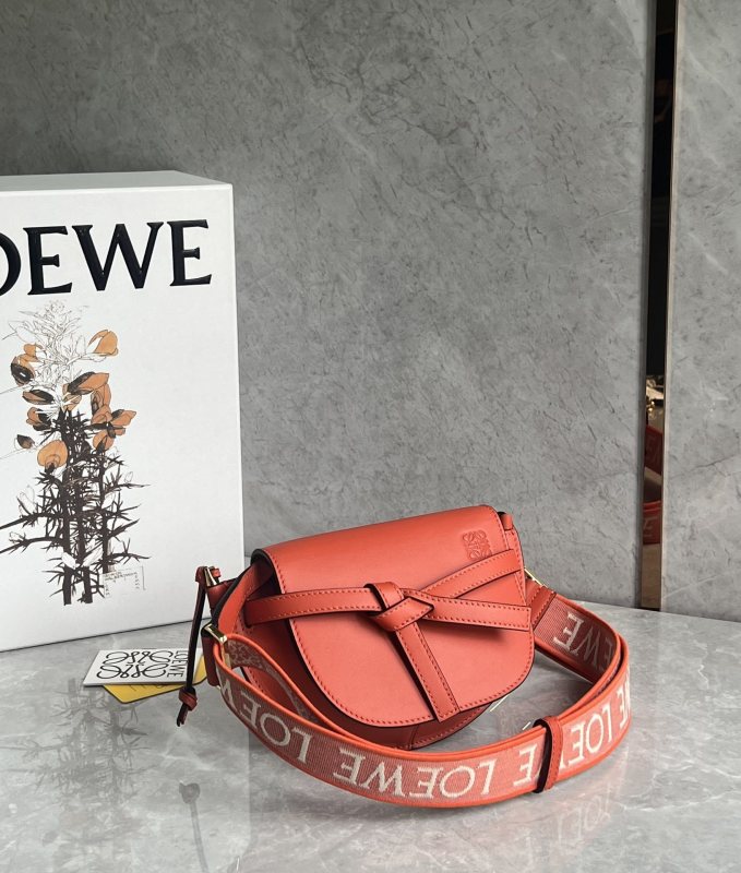 Mini Gate Dual Bag In Soft Calfskin And Jacquard“21*12.5*9.5CM”-007=