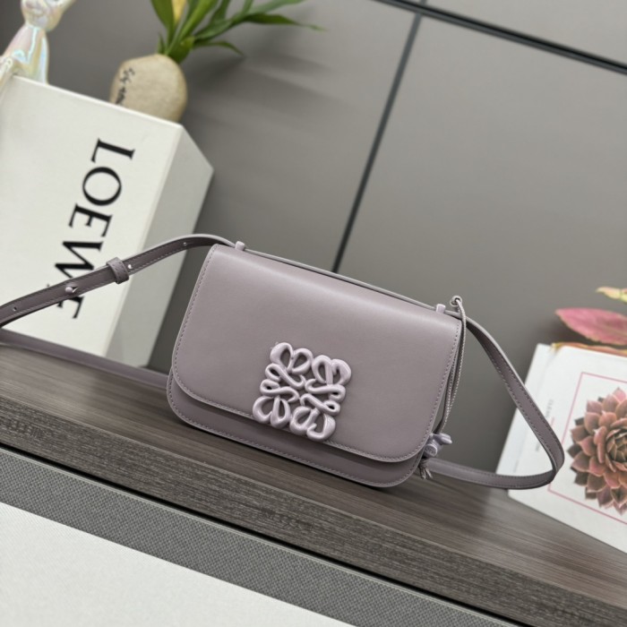 Goya Small Leather Shoulder Bag“19*13*6CM”-086=