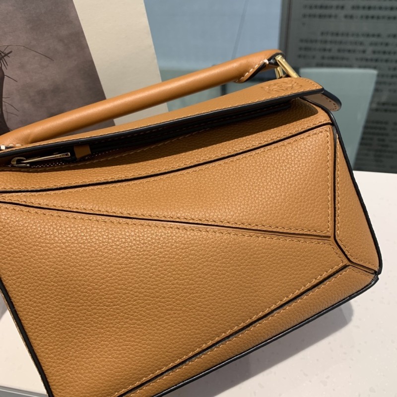Mini Puzzle bag in soft grained calfskin“18*12.5*8CM”-085=