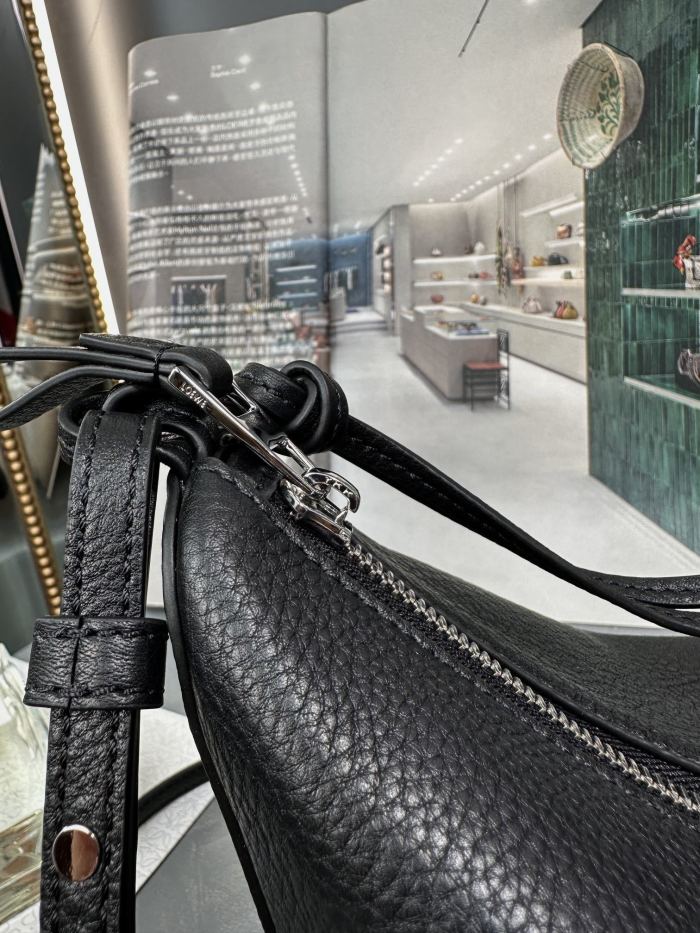 Mini Hammock hobo in classic calfskin“28*17*9.5CM”-006=