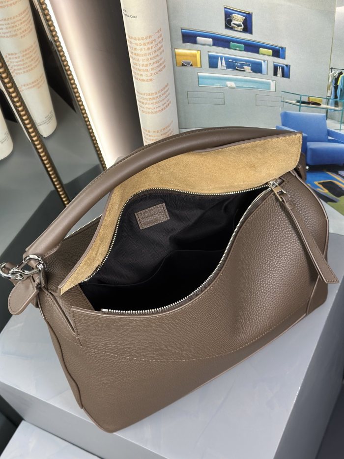 Large Puzzle Edge bag in classic calfskin“33*21.5*14.7CM”-008=