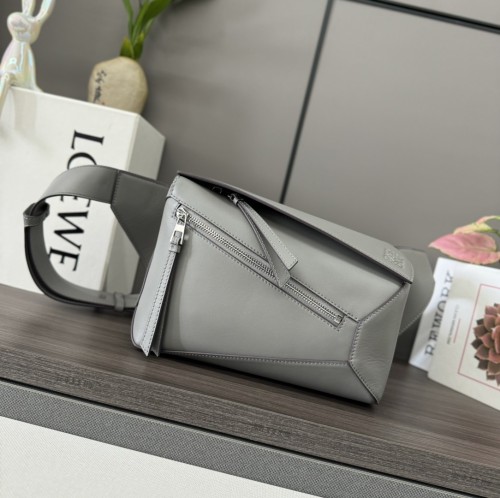 Puzzle Bumbag In Classic Calfskin“17.5*11.5*7.5CM”-087=