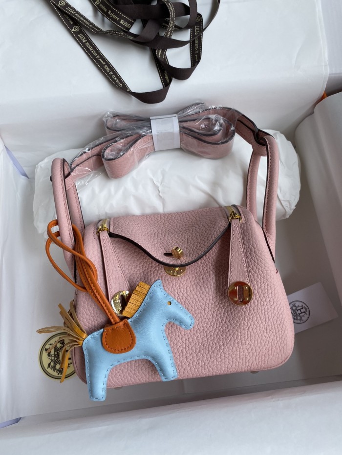 Mini Lindy Clemence Leather“19*13*9.5CM”-0521=