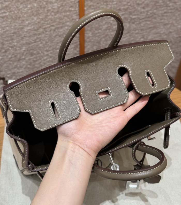 Birkin 25 Swift-Canvas“25*20*13CM”-0131=